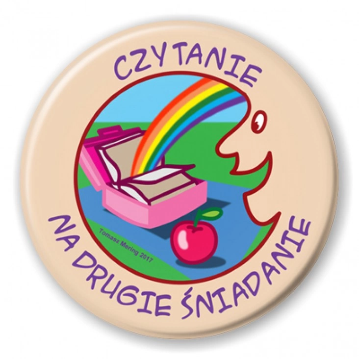 przypinka Czytanie