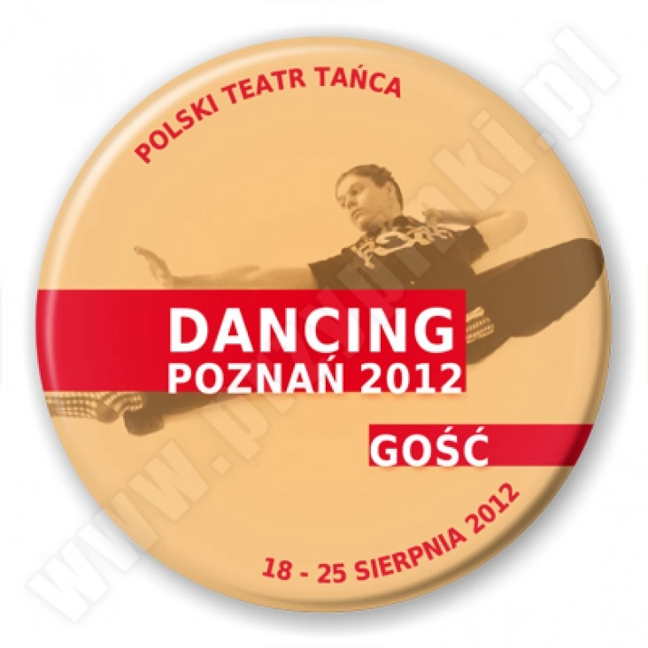 przypinka Dancing Poznań 2012 - gość