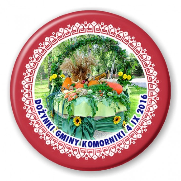 przypinka Dożynki Komorniki 2016