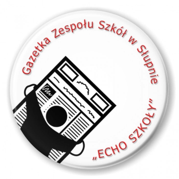 przypinka Echo Szkoły - ZS w Słupnie A