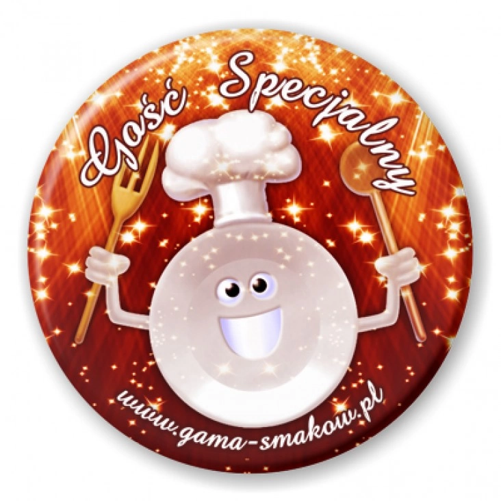przypinka Gość specjalny