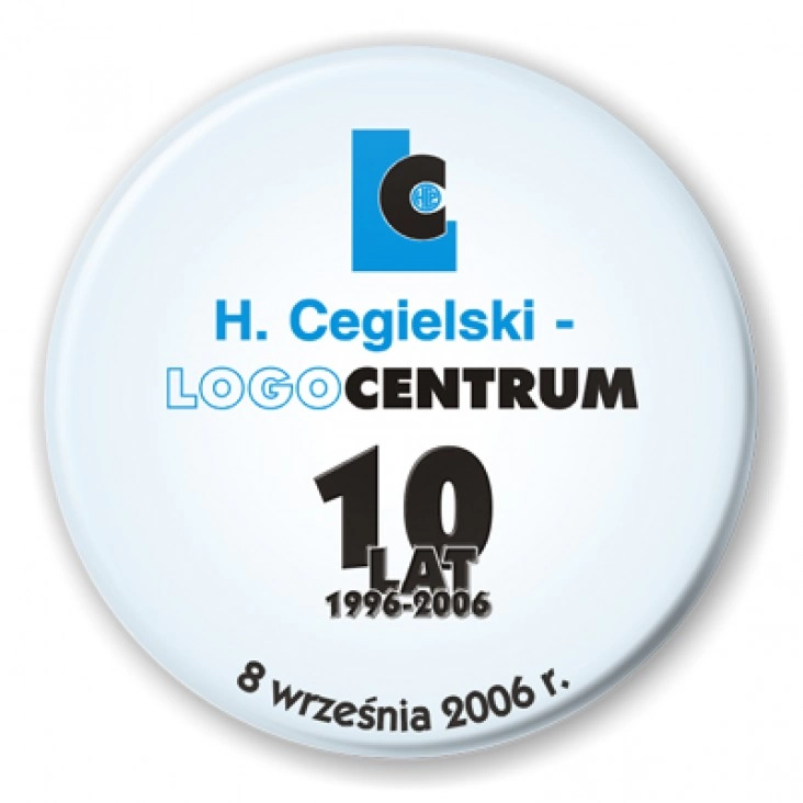 przypinka H. Cegielski - LOGO CENTRUM