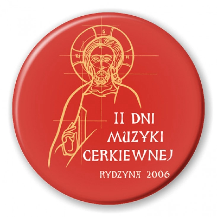 przypinka II Dni Muzyki Cerkiewnej