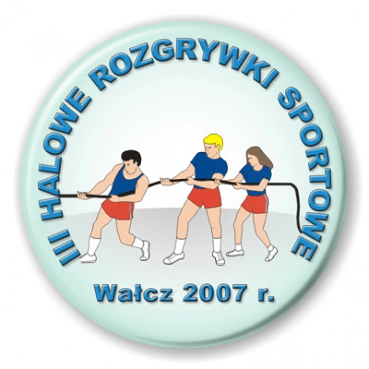 przypinka III Halowe Rozgrywki Sportowe