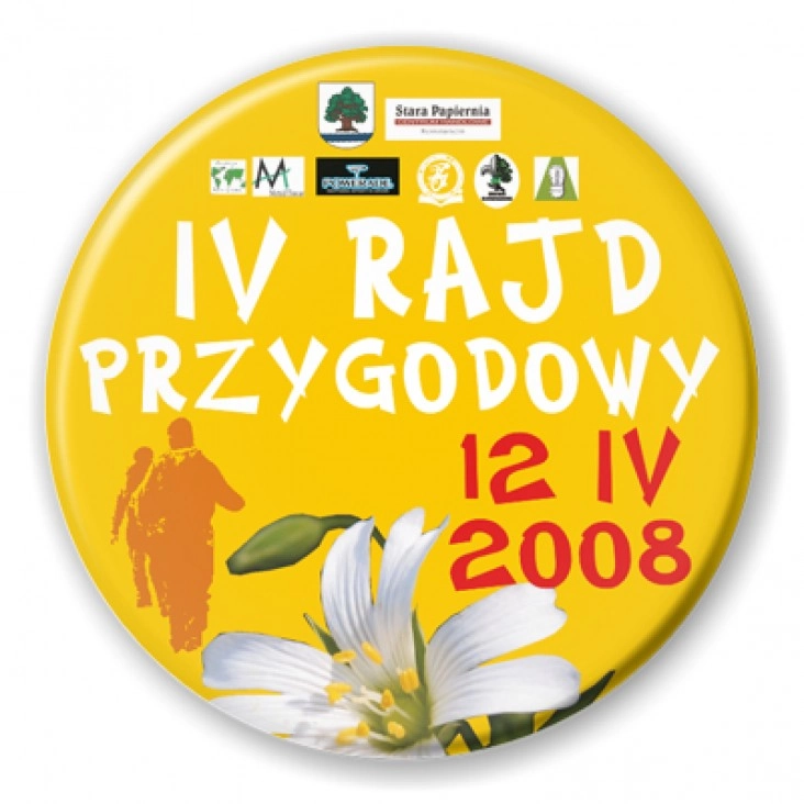 przypinka IV Rajd Przygodowy Konstancin-Jeziorna