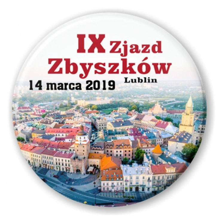 przypinka IX Zjazd Zbyszków
