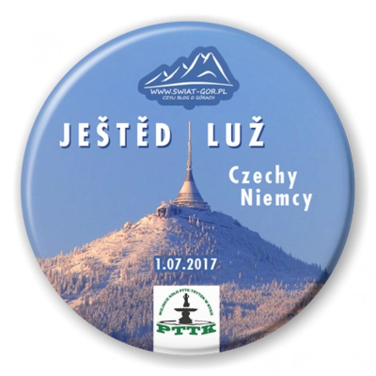 przypinka Jested i Luz w Czechach