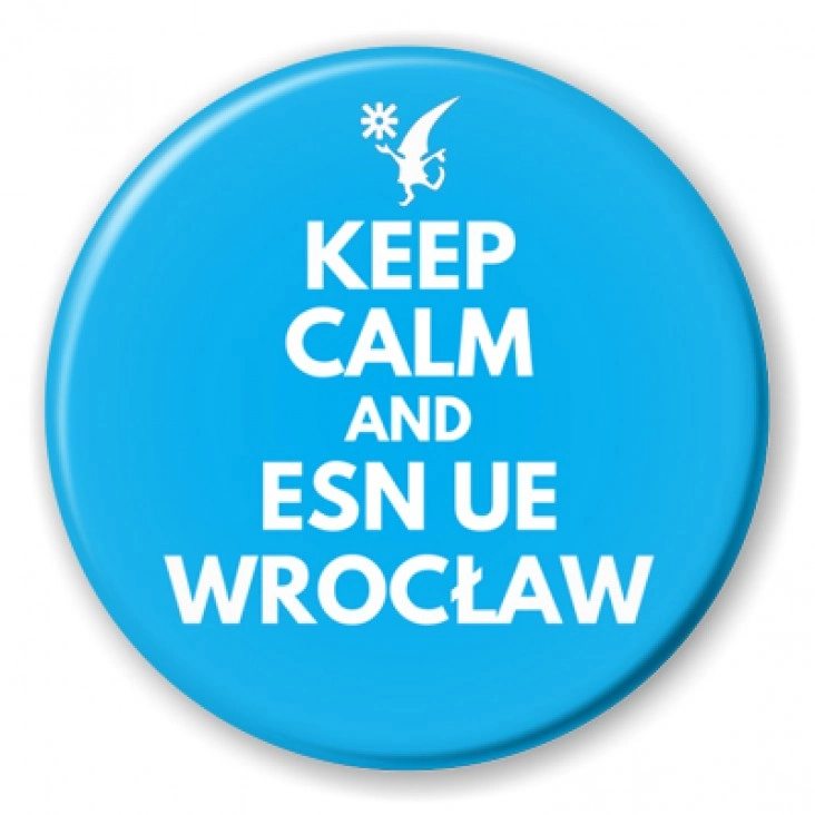 przypinka Keep calm and ESN