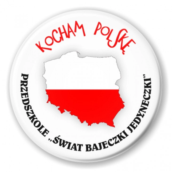 przypinka Kocham Polskę