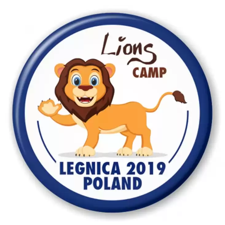 przypinka Lions camp