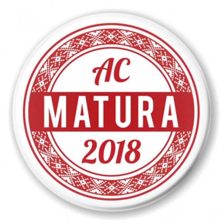 przypinka Matura 2018