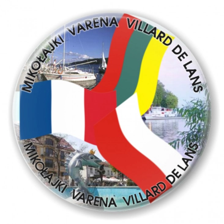 przypinka Mikołajki Varena Villard de Lans