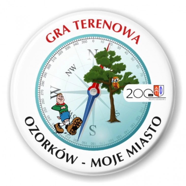 przypinka Ozorków moje Miasto
