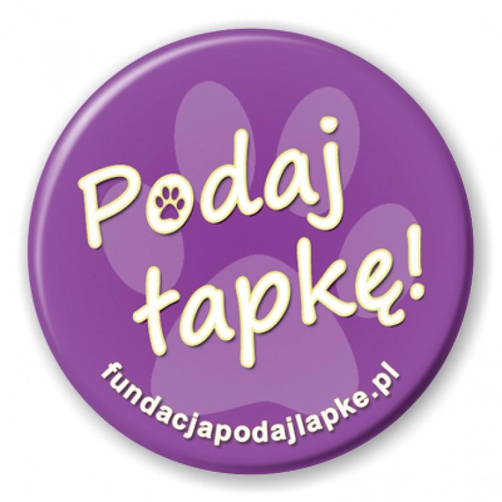 przypinka Podaj łapkę!