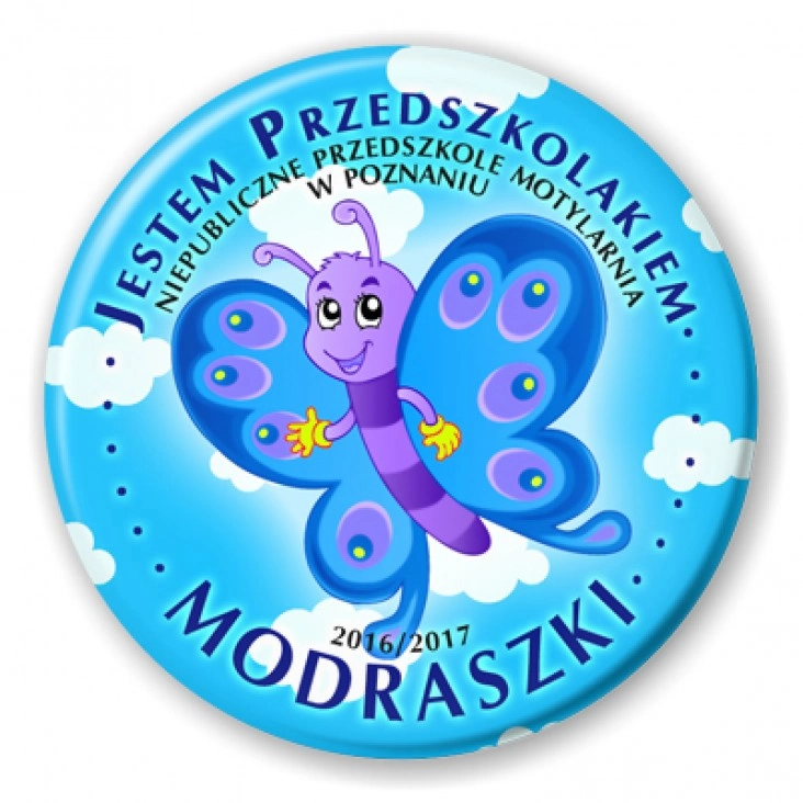 przypinka Przedszkole Motylarnia w Poznaniu
