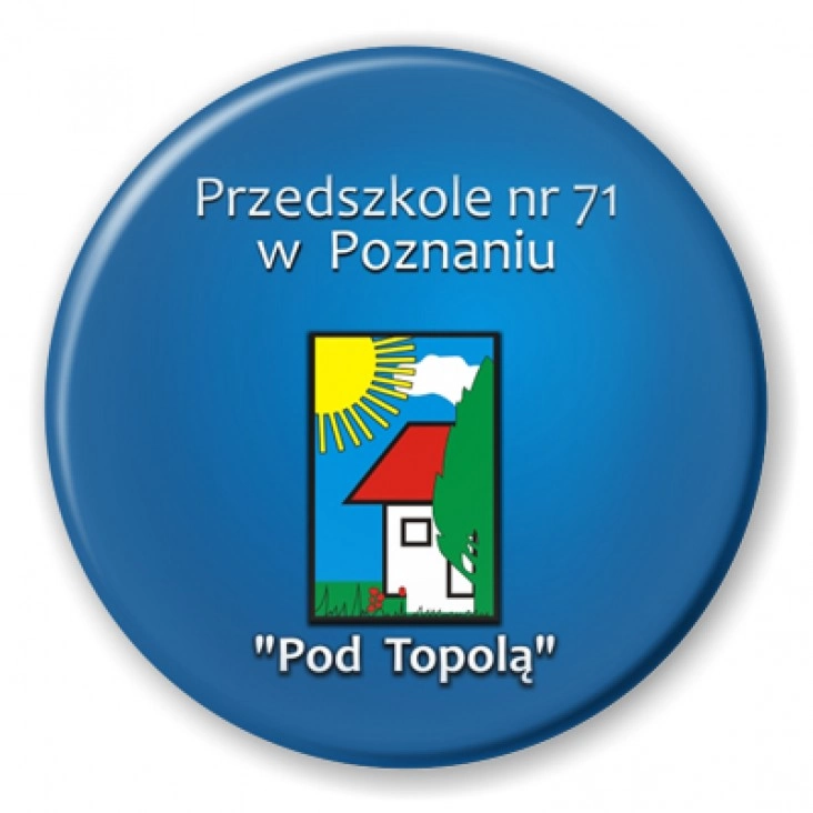 przypinka Przedszkole nr 71 w Poznaniu