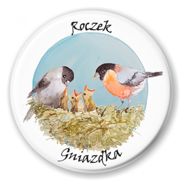 przypinka Roczek Gniazdka