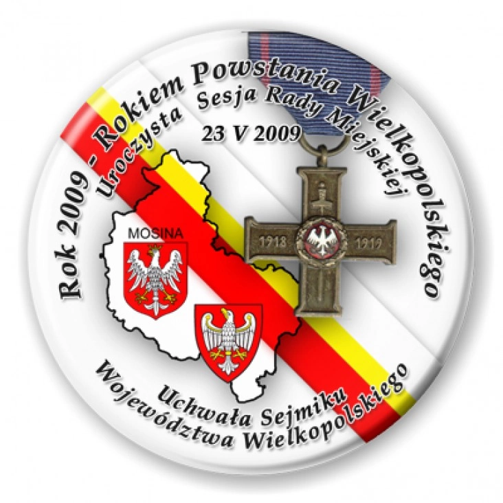 przypinka Rok 2009 - rokiem Powstania Wielkopolskiego