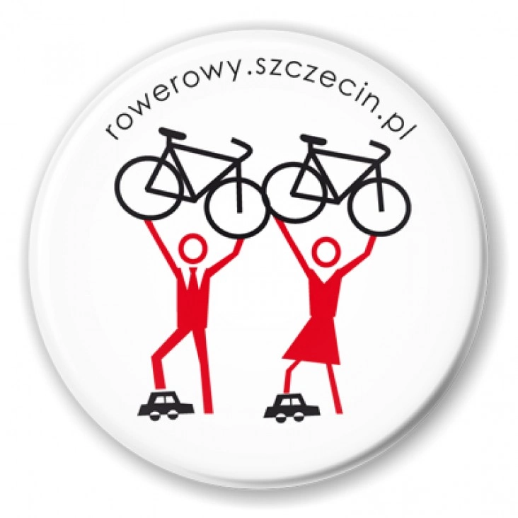 przypinka Rowerowy Szczecin