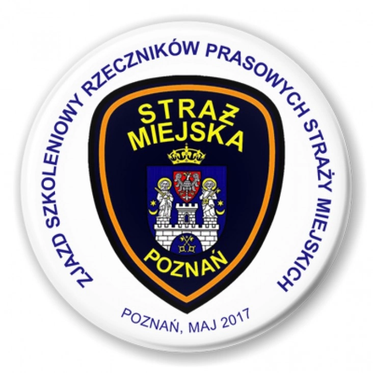 przypinka Straż Miejska Poznań - zjazd szkoleniowy