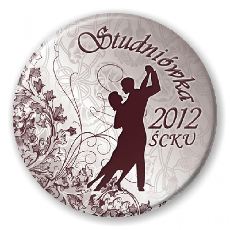 przypinka Studniówka 2012 - ŚCKU