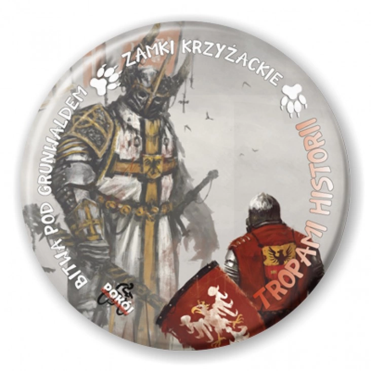przypinka Tropami Historii