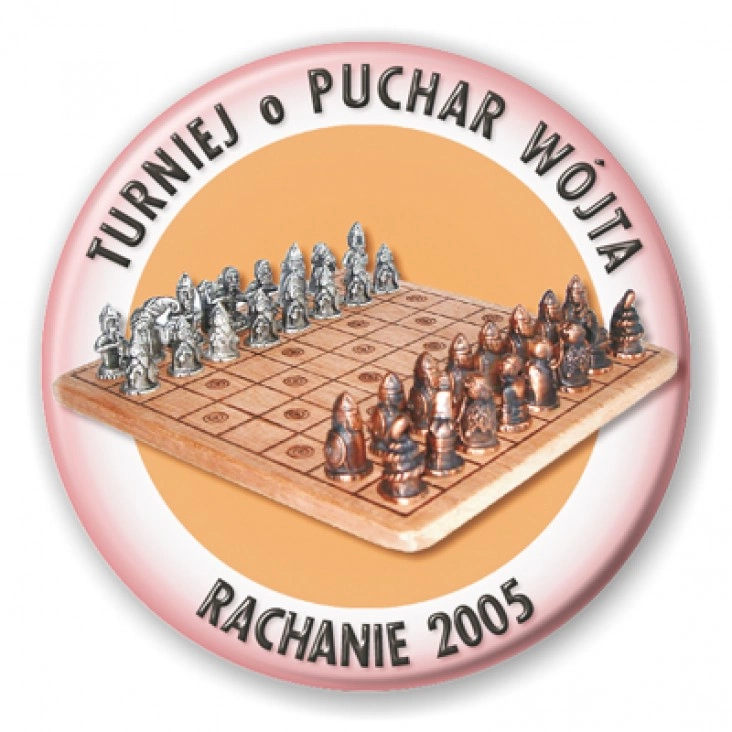 przypinka Turniej o puchar wójta - Rachanie 2005