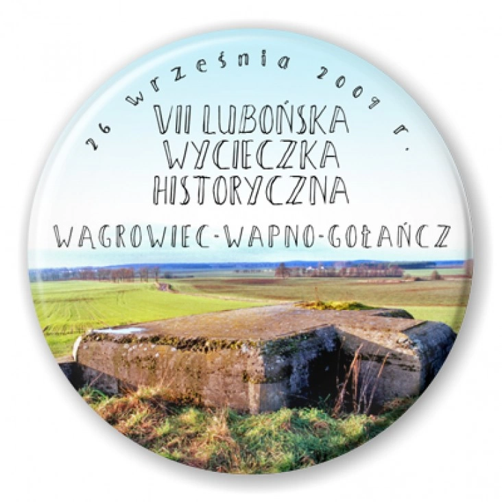 przypinka VII Lubońska Wycieczka Historyczna