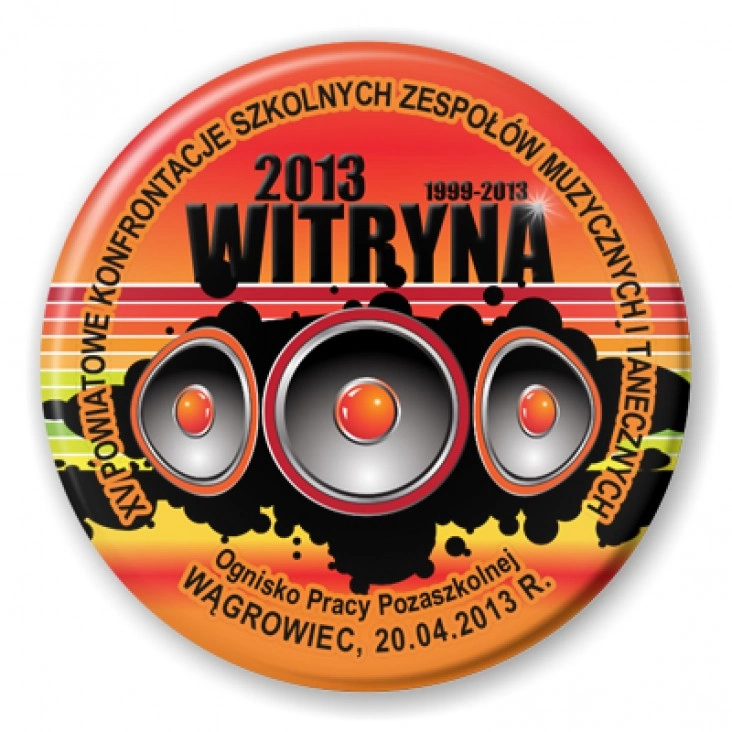 przypinka Witryna 2013