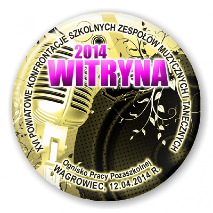 przypinka Witryna 2014