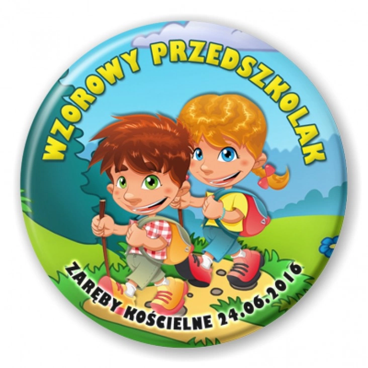 przypinka Wzorowy Przedszkolak