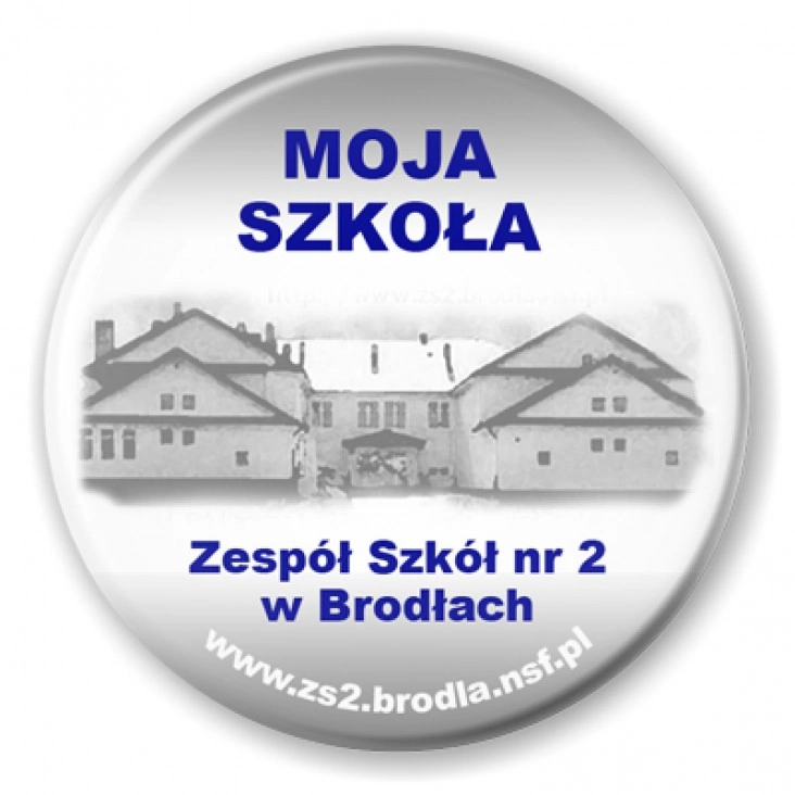 przypinka Zespół Szkół nr 2 w Brodłach