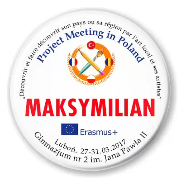 przypinka Project Meeting in Poland