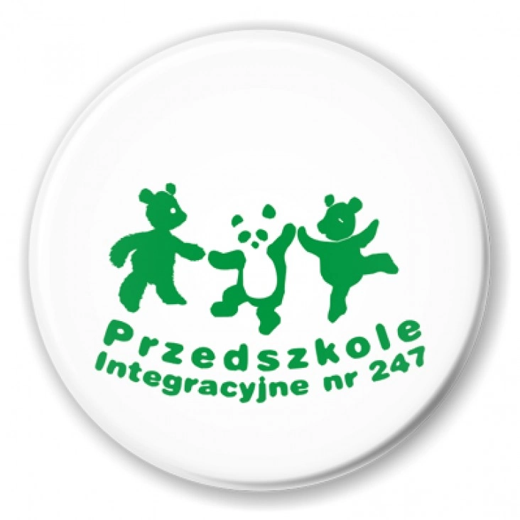 przypinka Przedszkole Integracyjne nr 247