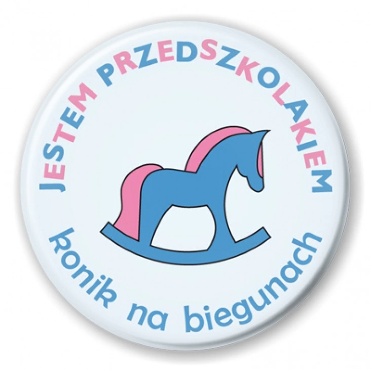 przypinka Przedszkole Konik na Biegunach