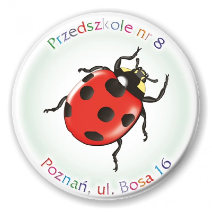 przypinka Przedszkole nr 8