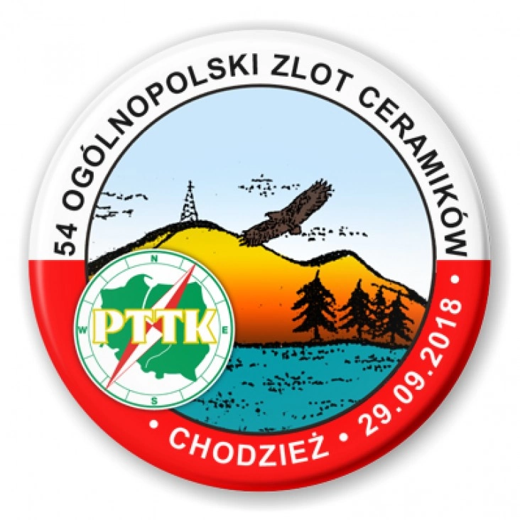 przypinka 54 Ogólnopolski Zlot Ceramików