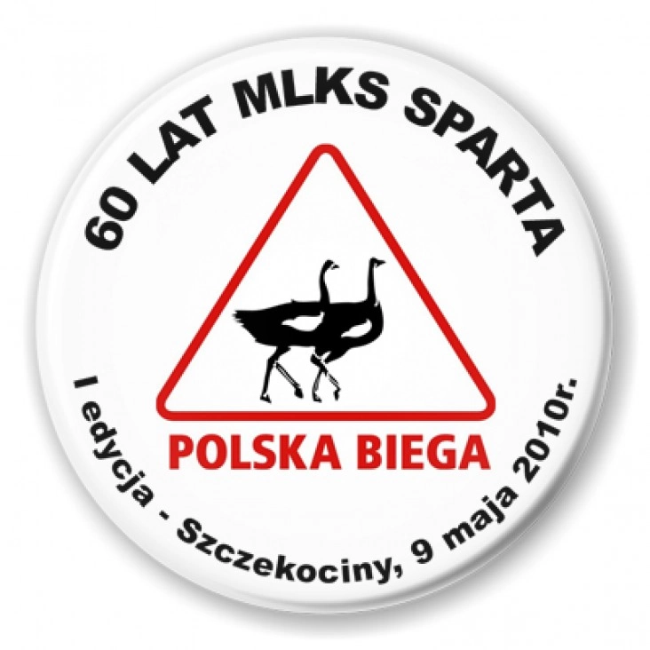 przypinka 60 lat MLKS Sparta 