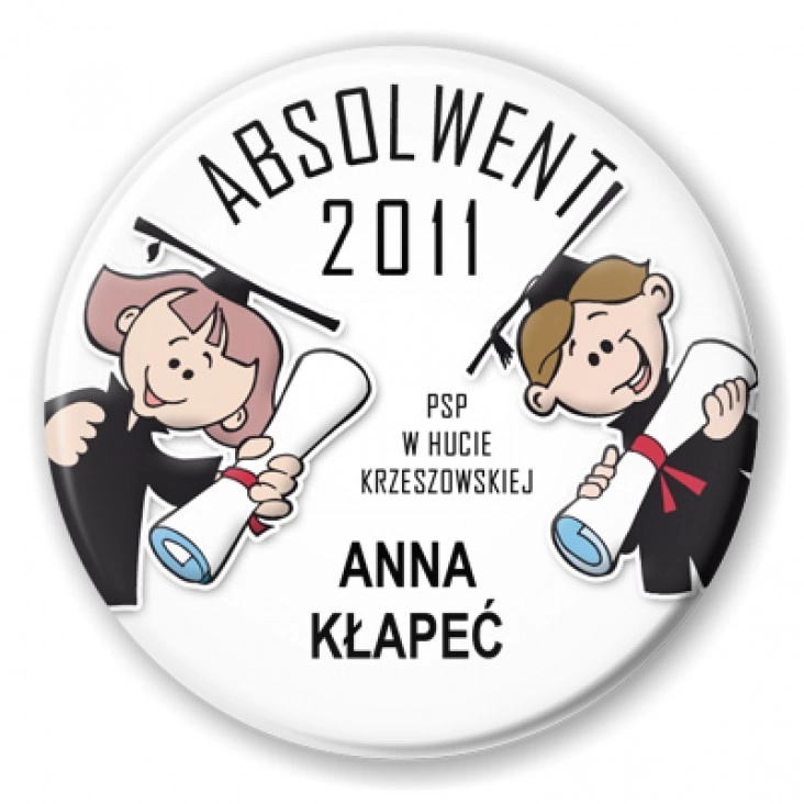 przypinka Absolwent 2011
