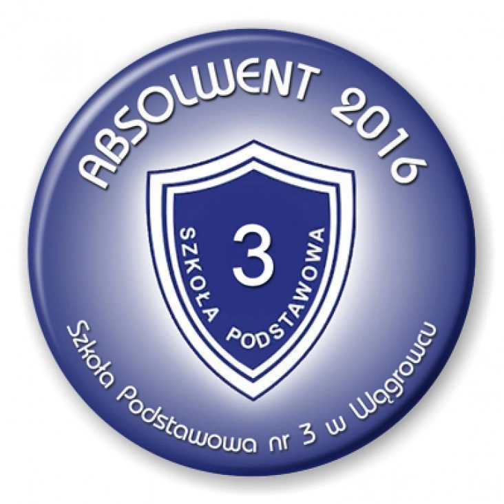 przypinka Absolwent SP 3