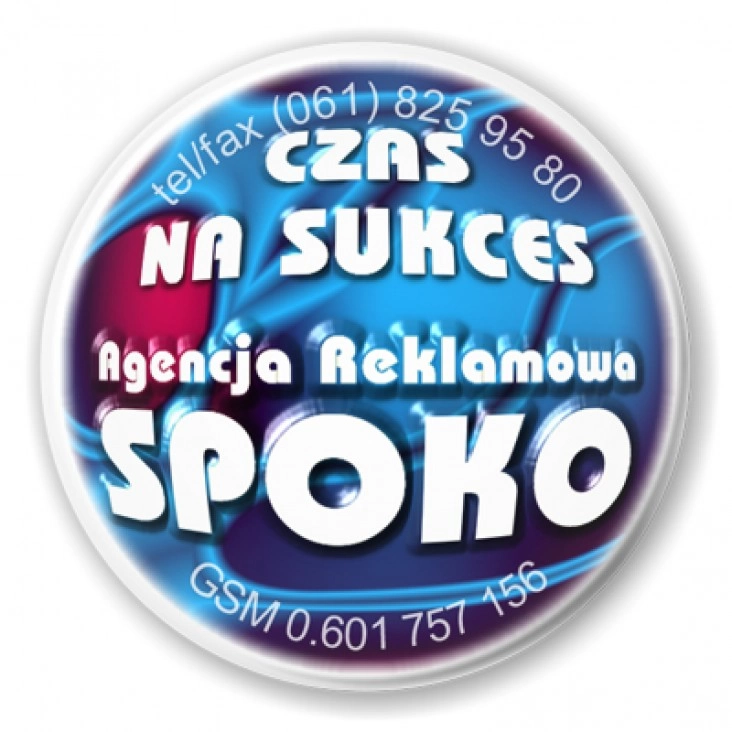przypinka Agencja Reklamowa SPOKO