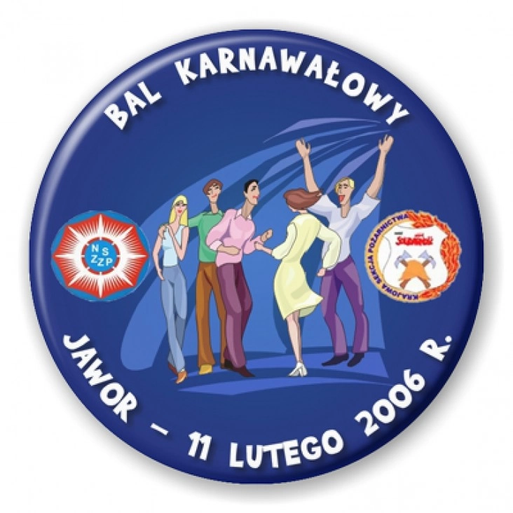 przypinka Bal Karnawałowy