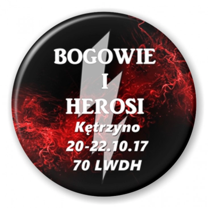 przypinka Bogowie i Herosi