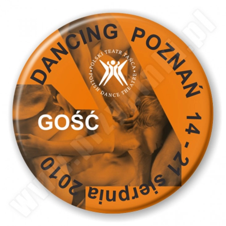 przypinka Dancing Poznań 2010 - gość