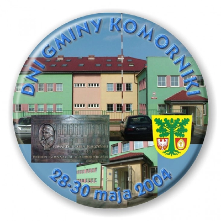 przypinka Dni Gminy Komorniki 2004