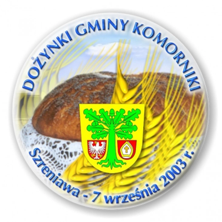 przypinka Dożynki Gminy Komorniki 2003