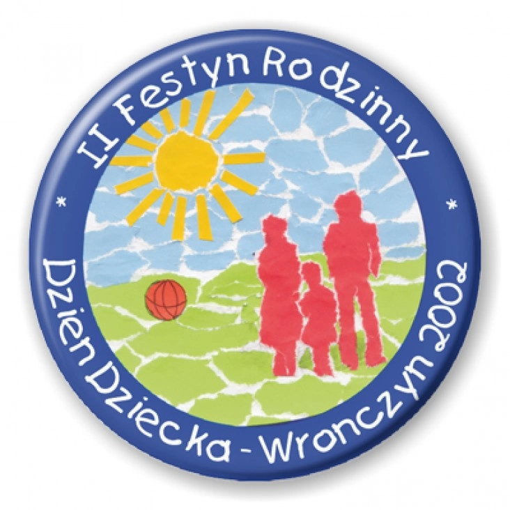 przypinka Dzień Dziecka - Wronczyn 2002