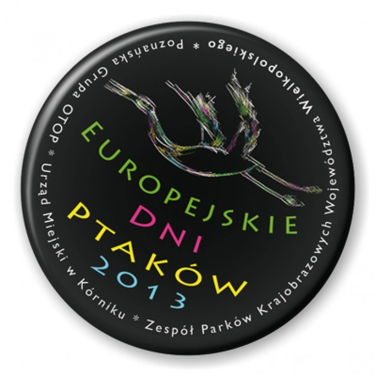 przypinka Europejskie Dni Ptaków 2013