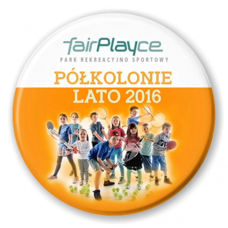 przypinka FairPlayce - Półkolonie 2016