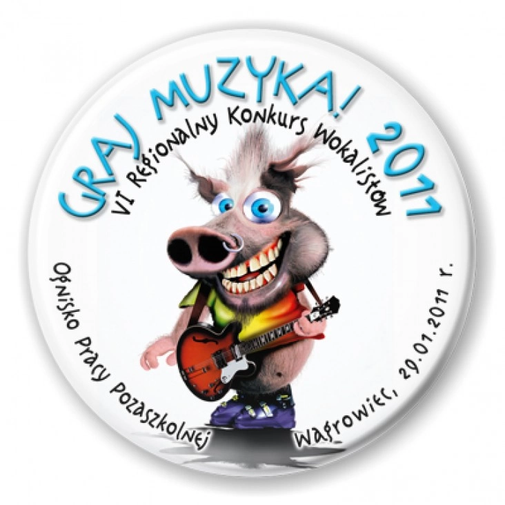 przypinka Graj Muzyka! 2011